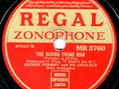 RARE GEORGE FORMBY 78 THE DARING YOUNG MAN /I'D LIKE A DREAM LIKE THAT MR3760 EX