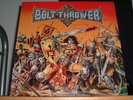BOLT THROWER LP Warmaster RARE 1st PRESS Earache Records 1991 + original BOOKLET
