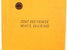 JIMI HENDRIX psychedelic rock LP TMOQ “MAUI, HAWAII” cherry red vinyl orig nice