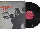 DAVE BURNS WARMING UP-RARE JAZZ LP VANGUARD 9143 DEEP GROOVE Mono
