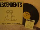 Descendents I Don't Want to Grow Up 1985 New Alliance Records NAR-026 w/ sticker