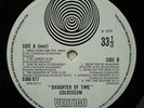 COLOSSEUM - DAUGHTER OF TIME  UK 1ST BIG SWIRL SPIRAL VERTIGO LABEL -