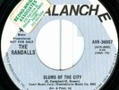 THE RANDALLS Slums Of The City FUNK PROMO 45 on AVALANCHE