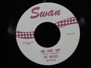 BEATLES SHE LOVES YOU SWAN S-4152 FLAT WHITE LABEL