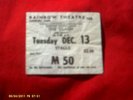 THE CLASH PUNK TICKET VERY RARE 1977 RAINBOW LONDON JOE STRUMMER PUNK RARE