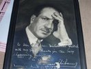 autographed photograph of violin master JACQUES THIBAUD-1932-excellent condition