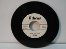 SAM BAKER ; BEST OF LUCK TO YOU 45 RPM RECORD ON ATHENS RECORDS, PROMO D.J. COPY