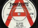 RARE THE SMALL FACES MOD GODS IMMEDIATE UK PS DEMO TIN SOLDIER EX EX 1967