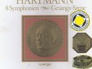 Wergo 60086 4lp hartmann 8 symphonies-gesangs-szene ex+/nm box ex-
