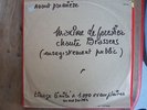 MAXIME LE FORESTIER RARE LP PROMO AVANT PREMIERE CHANTE BRASSENS LIMITE 1000 EX.