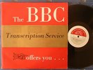 BBC TRANSCRIPTION LP-RARE SAMPLER-1950's POPULAR ENTERTAINMENT -  G'FOLD SLEEVE