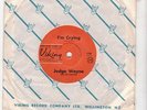I'M CRYING/JUDGE WAYNE&CONVICTS(ANIMALS)1965  RAW NZ GARAGE