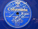 BEN POLLACK & HIS ORCHESTRA ROYAL BLUE WAX COLUMBIA 2931-D,TWO AUTOGRAPHS
