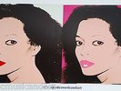 ANDY WARHOL ART ORIGINAL FOLD-OUT COVER DIANA ROSS RECORD ALBUM EX RARE