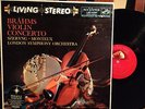 BRAHMS VIOLIN CONCERTO  SZERYNG - MONTEUX  SHADED DOG LIVING STEREO LSC 2281 NM-