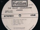 Velvet Underground - LOADED - Rare US White Label Promo Lou Reed Sweet Jane LP