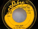 45 THE FIVE BLUE NOTES, OHH BABY, MY GAL IS GONE S-103 VINYL