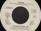 Rare 80's Northern Soul 45 - SADANE (Warner Bros.)  *One Minute From Love*