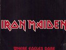 IRON MAIDEN PROMO Where Eagles Dare 2-track 7