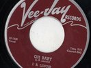 VEE JAY blues rocker 45  J.B. LENOIR - Oh Baby + Do What I Say