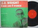 O.V. WRIGHT 8 Men And 4 Women LP on Peacock Shrink NM