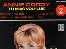 CANADA FRENCH DOUBLE 2 DISQUES 33 LP GATEFOLD ANNIE CORDY : TU M'AS VOU-LUE