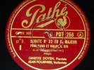 GINETTE DOYEN pianist & JEAN FOURNIER violinist -Sonate N°32 Mozart - 2 X 78 rpm