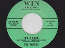 Rare NY Doowop VIC DONNA & SHARPS We Three/Teen Age Girl WIN 702 M- HEAR BOTH