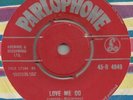 THE BEATLES - LOVE ME DO RED PARLOPHONE R 4949 ORIG. 1ST PRESS. EX NICE