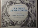 LES 9 SYMPHONIES BEETHOVEN - CARL SCHURICHT - TRIANON PATHE - 7 LP 33T