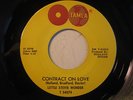 LITTLE STEVIE WONDER 45 Contract On Love TAMLA rare northern soul HEAR