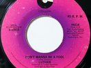 Modern Soul 45 LUTHER dont wanna be a fool COTILLION