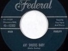 TINY TOPSY r&b rocker doo wop 45 * HEAR * FEDERAL 12302 Aw Shucks Baby