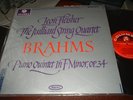 BRAHMS Piano Quintet Juilliard Fleisher rare stereo 1963 LP SAX 2541, NM