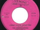 RARE NORTHERN SOUL The Constellations I Don't Know About You 45 Gemini 1968