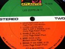 Led Zeppelin 2 II LP Bob Ludwig Hotmix Rare US Atlantic RL Matt Cover
