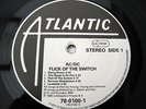 AC / DC FLICK OF THE SWITCH EU LP 1ST PRESS ATLANTIC UNPLAYED 100% MINT