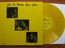 JANIS JOPLIN Get It While You Can 2 LP Yellow Vinyl LIVE 1970 NOT TMOQ VG+