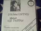 PAUL McCARTNEY: ABOUT SGT PEPPER -  GOLD FLEXI DISC - APPLE bfr 001