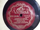Schubert Quartet in G Op. 161 Flonzaley Quartet Victor M-118
