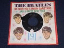 BEATLES Merry Christmas Sleeve VJ Vee Jay 1964 ORIG w/PLEASE PLEASE ME 7