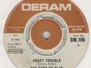 EYES OF BLUE - HEART TROUBLE / UP & DOWN - UK DERAM. DM. 106