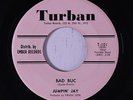JUMPIN' JAY: Bad Buc 45 (black rocker) rare Blues & R&B