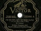 Wilton Crawley, Jelly Roll Morton, New Crawley Blues, Victor 23344 78 rpm