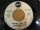 NORTHERN SOUL.GERALDINE HUNT ON ABC. 45 RPM RECORD.
