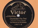CHARLESTON : PAUL WHITEMAN ORCHESTRA ON VICTOR 19671 IN E CONDITION