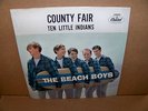 THE BEACH BOYS - TEN LITTLE INDIANS - PICTURE SLEEVE ONLY - 1962 - VG++