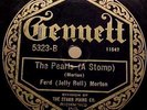 JELLY ROLL MORTON plays THE PEARLS 1927 Gennett 5323 B- Nice E condition 78