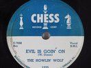 Hear Blues 78rpm HOWLIN' WOLF Baby How Long? b/w Evil Is Goin' On CHESS 1575