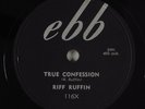 Hear R&B Blues 78rpm RIFF RUFFIN True Confession b/w Combination EBB 116 NOS